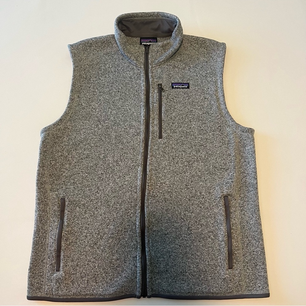 Patagonia Vest - Heather Gray Men’s XL (like new)